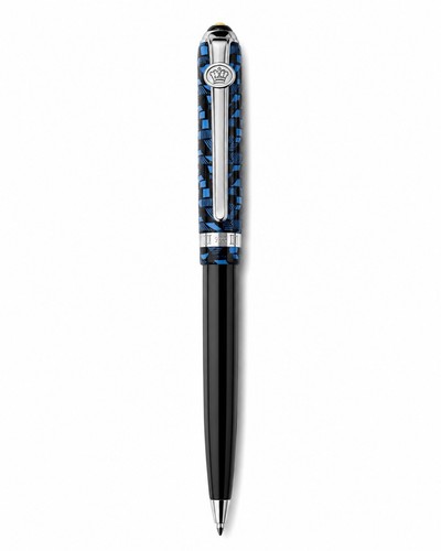 Penna sfera vintage duke blu - penna,