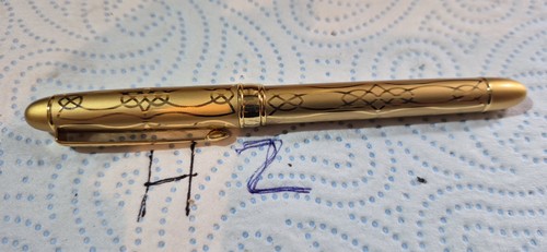 Duke fountain pen nice gold - fountain,
